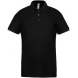 Polo homme piqué performance PA489 - Black / Black