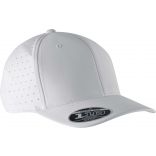 Casquette 6 panneaux perforée PA772 - White