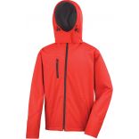 Veste softshell homme capuche R230M - Red / Black