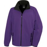 Veste Softshell homme Printable R231M - Purple / Black