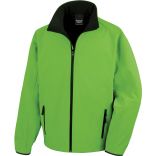 Veste Softshell homme Printable R231M - Vivid Green / Black