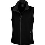 Bodywarmer Softshell Femme Printable R232F - Black / Black