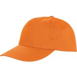 Casquette 5 panneaux Houston RC080X - Orange