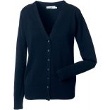 Cardigan femme col V RU715F - French Navy