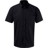 Chemise manches courtes homme twill RU917M - Black