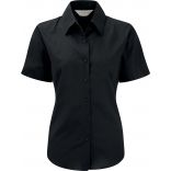 Chemise manches courtes femme Oxford RU933F  - Black