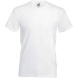 T-shirt homme col V Valueweight SC22V - White