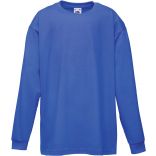 T-shirt enfant manches longues valueweight SC61007 - Royal Blue