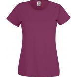 T-shirt femme manches courtes Original-T SC61420 - Burgundy de face