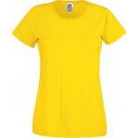 T-shirt femme manches courtes Original-T SC61420 - Yellow de face