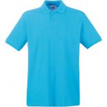 Polo homme manches courtes premium SC63218 - Azur Blue