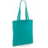 situation du Sac totebag coton à anses longues W101 - Emerald-One - 42 x 38 cm