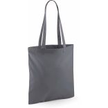 situation Sac totebag coton à anses longues W101 - Graphite Grey - 42 x 38 cm