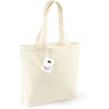 Sac shopping totebag coton bio W180 - Natural - 35 x 32 x 12 cm