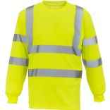 T-shirt haute visibilité manches longues HVJ420 - Hi Vis Yellow