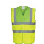 Gilet haute visibilité HVW100 - Lime / Hi Vis Yellow