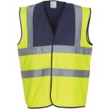 Gilet haute visibilité HVW100 - Navy / Hi Vis Yellow