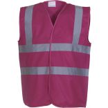 Gilet haute visibilité HVW100 - Raspberry