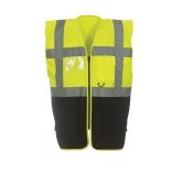 Gilet multifonction haute visibilité HVW801 - Hi Vis Yellow / Black