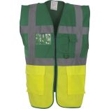 Gilet multifonction haute visibilité HVW801 - Paramedic Green / Hi Vis Yellow