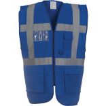 Gilet multifonction haute visibilité HVW801 - Royal Blue